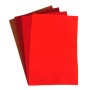 Dovecraft Fogli di Feltro, Formato A4, Colore: Rosso, Multi Colour, 1