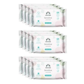 Marchio Amazon - Mama Bear Sensitive Salviette umidificate per bebè - 12 confezioni x 64 salviette (768 pezzi)