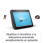 Echo Show (2ª generazione) – Resta sempre in contatto con l'aiuto di Alexa – Nero + Lampadina Philips Hue White