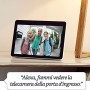 Echo Show (2ª generazione) – Resta sempre in contatto con l'aiuto di Alexa – Nero + Lampadina Philips Hue White