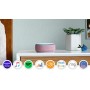 Echo Dot (3ª generazione) - Altoparlante intelligente con integrazione Alexa - Tessuto malva