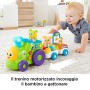 Fisher-Price-Il Trenino di Robottino Giocattolo Elettronico per Lo Sviluppo del Bambino, dai 6 Mesi, FXH95
