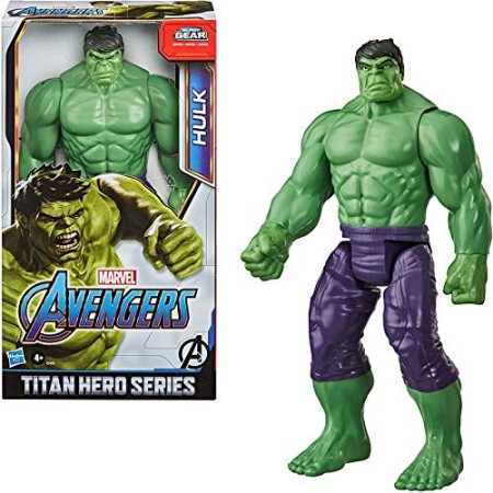 Marvel Avengers - Hulk (Action Figure Deluxe 30cm, Blaster Titan Hero Blast Gear Serie)