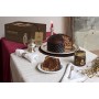 Fiasconaro Panettone Nero Sublime con Gocce Cioccolato e Fragoline - 1000 g