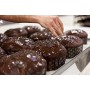 Fiasconaro Panettone Nero Sublime con Gocce Cioccolato e Fragoline - 1000 g