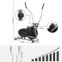 ISE Cross Trainer Ellittica Trainer Cyclette 2 in 1, Training Bike Fitness Cardio, ideale per fitness al coperto, Max.120KG, SY-