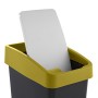 keeeper magne Pattumiere da Cucina, PP/TPE, Giallo, 10 Litri (per Sacchi da 18-20 L)
