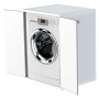 Adventa Mobile Coprilavatrice in Resina PVC (Uso Interno/Esterno), Bianco, L 68,5 x P 64,5 x h 88 cm