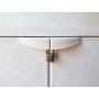 Adventa Mobile Coprilavatrice in Resina PVC (Uso Interno/Esterno), Bianco, L 68,5 x P 64,5 x h 88 cm