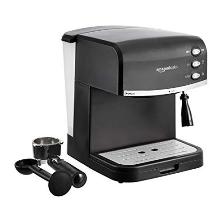 AmazonBasics - Macchina per caffè espresso e montalatte