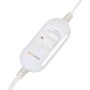 Medisana HUB Coprimaterasso Termico, 150 x 80 cm con 2 Livelli di Temperatura, Lavabile
