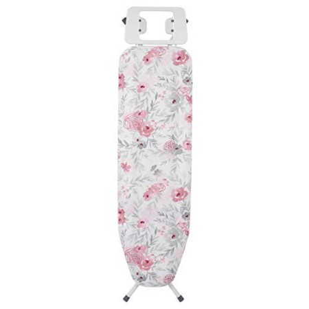 Kleeneze KL063052UKFLOEU-Asse da Stiro con Fantasia, 120 x 38 cm, Floreale Rosa