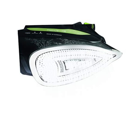 Rowenta DW6010D1 Ferro da Stiro a Vapore, 2400 W, 180, Acciaio Inossidabile, Nero/Verde