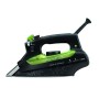 Rowenta DW6010D1 Ferro da Stiro a Vapore, 2400 W, 180, Acciaio Inossidabile, Nero/Verde