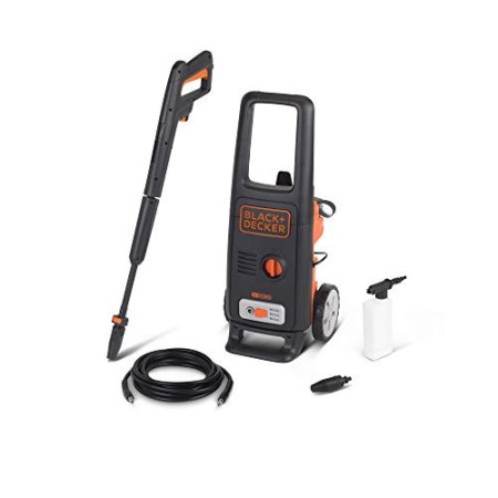 Black+Decker BXPW1600E Idropulitrice ad Alta Pressione (1600 W, 125 Bar, 420 l/h), Nero