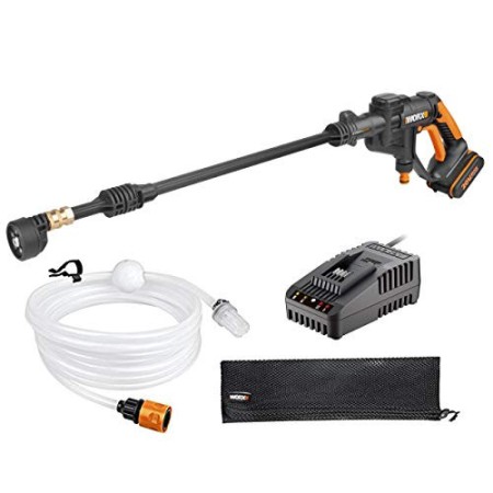 Worx WG629E.10 - Idropulitrice ad alta pressione a batteria, 20 V, con caricatore rapido