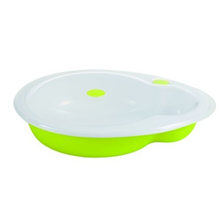 Bébé Confort Piatto Pappa Termico con Coperchio Ermetico, Mantiene Caldo il Cibo, Fantasia Festive Adventure, colore assortiti
