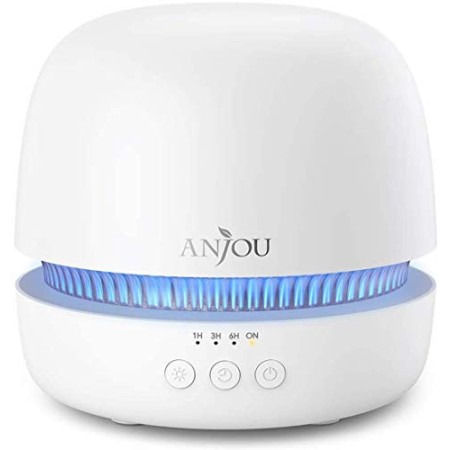 Anjou Diffusore di aromi, 300 ml, umidificatore a ultrasuoni, senza BPA, con sistema di flusso dell'olio brevettato per oli esse