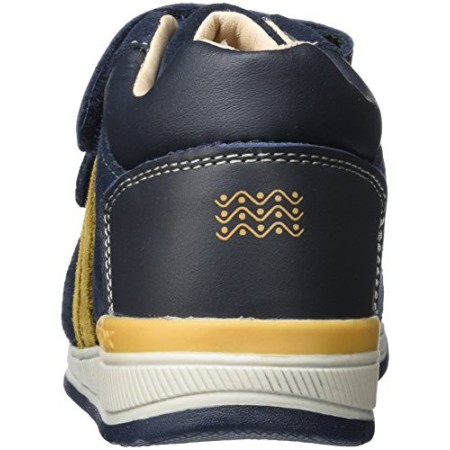 Geox B Rishon A, Scarpe Primi Passi Bambino, Beige (Biscuit/Navy), 21 EU