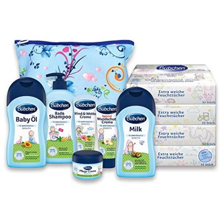 Bübchen Baby Care Starter Set, 1er Pack (7 prodotti)