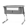 Kinderkraft Culla Neonato UNO, Lettino da Campeggio, Co-Sleeping, Leggero, Stabile, Regolabile, Accessori, Grigio