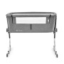 Kinderkraft Culla Neonato UNO, Lettino da Campeggio, Co-Sleeping, Leggero, Stabile, Regolabile, Accessori, Grigio