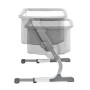 Kinderkraft Culla Neonato UNO, Lettino da Campeggio, Co-Sleeping, Leggero, Stabile, Regolabile, Accessori, Grigio