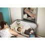 Kinderkraft Culla Neonato UNO, Lettino da Campeggio, Co-Sleeping, Leggero, Stabile, Regolabile, Accessori, Grigio