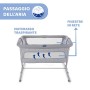 Chicco Next2Me Dream Culla Fianco Letto, 0 m+, Grigio
