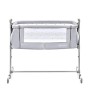 Kinderkraft Culla da Affiancare NESTE, Lettino Co-Sleeping, Regolabile in Altezza, Facile da Montare, Accessori, Grigio