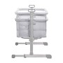 Kinderkraft Culla da Affiancare NESTE, Lettino Co-Sleeping, Regolabile in Altezza, Facile da Montare, Accessori, Grigio