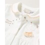 Chicco Tutina con Apertura Frontale Pigiamino per Bambino e Neonato, Bianco e Oro, 056 Bimba