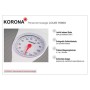 Korona, 76660, Louis, Bilancia pesapersone meccanica, per persone fino a 130 kg, colore bianco