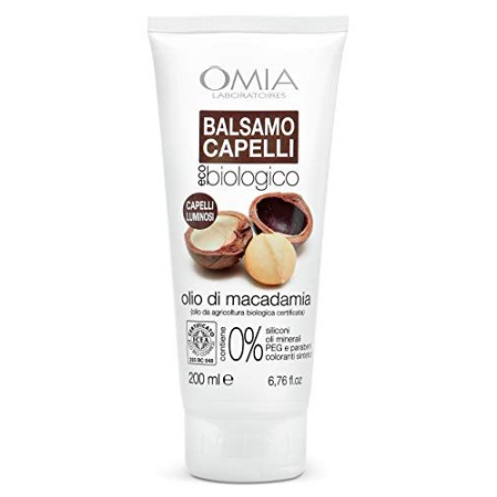Omia Balsamo Capelli Ecobio Olio di Macadamia - 200 ml