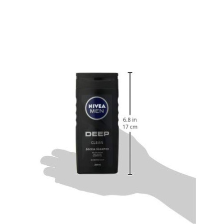 NIVEA Men Deep Doccia Shampoo, 6 Confezioni da 250 ml