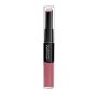 L'Oréal Paris MakeUp Rossetto Balsamo 2in1 Infaillible 2 Step 24H, Rossetto a Lunga Tenuta, Balsamo Idratante, Effetto No Trans