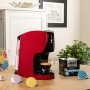Bialetti Opera Macchina da Caffè Espresso per Capsule in Alluminio sistema Bialetti il Caffè d'Italia, Rossa