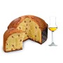 Panettone Artigianale arricchito con uvetta sultanina e farcito con crema alla Grappa Villa de Varda di Fraccaro Spumadoro, dolc