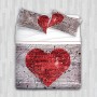 Gabel Cupido Completo Copripiumino Matrimoniale, Fuoco, 250 x 205 cm