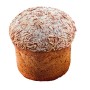 PALUANI Panettone GranVelo, soffice panettone tradizionale senza canditi, con uvetta, guarnito con mandorle tostate, ingredienti
