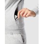 CARE OF by PUMA Felpa da donna in spugna con cappuccio e cerniera, Light Grey, 46, Label: L