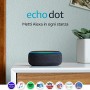 Echo Dot (3ª generazione) - Tessuto antracite + Tapo P100 Presa intelligente Wi-Fi, compatibile con Alexa