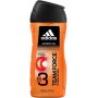 Adidas Confezione Regalo Uomo Team Force, Eau de Toilette 100 ml, Gel Doccia Bagnoschiuma 250 ml, Deodorante Spray 150 ml, Asciu