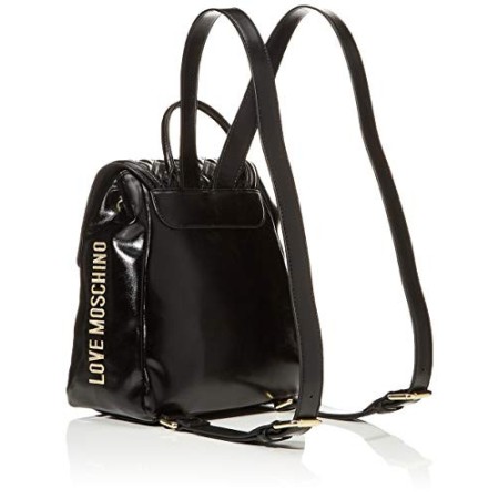 Love Moschino BORSA QUILTED NAPPA PU, Donna, Nero, Normale