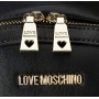 Love Moschino Precollezione FW20, Zaino da Donna in Pelle Sintetica PU con Logo Printed Scroll, Borsa, Nero, Normale