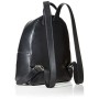 Love Moschino Precollezione FW20, Zaino da Donna in Pelle Sintetica PU con Logo Printed Scroll, Borsa, Nero, Normale