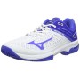 Mizuno Wave Exceed Tour4 CC, Scarpe da Tennis Donna, Bianco (Wht/Dazzlingblue/Silver 25), 39 EU
