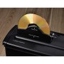 HAMA S7Cd Distruggi Documenti Elettrico a Striscia, Documenti/CD/Carte di Credito, 10L, Nero, taglio a strisce