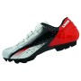 LUCK Zapatilla de Ciclismo Extreme MTB, con Suela de carbono Y 3 velcros para Una sujeción Perfetto, Rosso. (43 EU)
