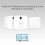 Sistema di telecamere per sicurezza domestica Blink (1a Generazione), per interni, rilevatore di movimento, video HD, batterie c